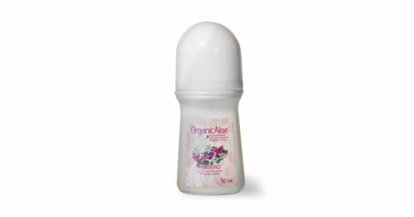 Desodorante Feminino com babosa aloe vera orgânica - OrganicAloe - Mundo Aloe
