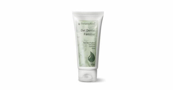 Gel dental familiar com babosa aloe vera orgânica - BotanicAloe - Loja Mundo Aloe